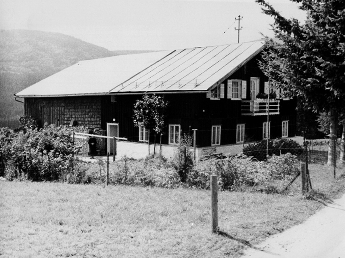 Das Denk Haus – einige Zeit auch Lenzhaus, später Schusterhaus genannt – um 1970
