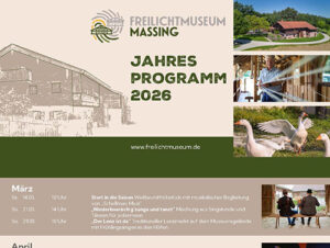 Jahresprogramm Massing 2026