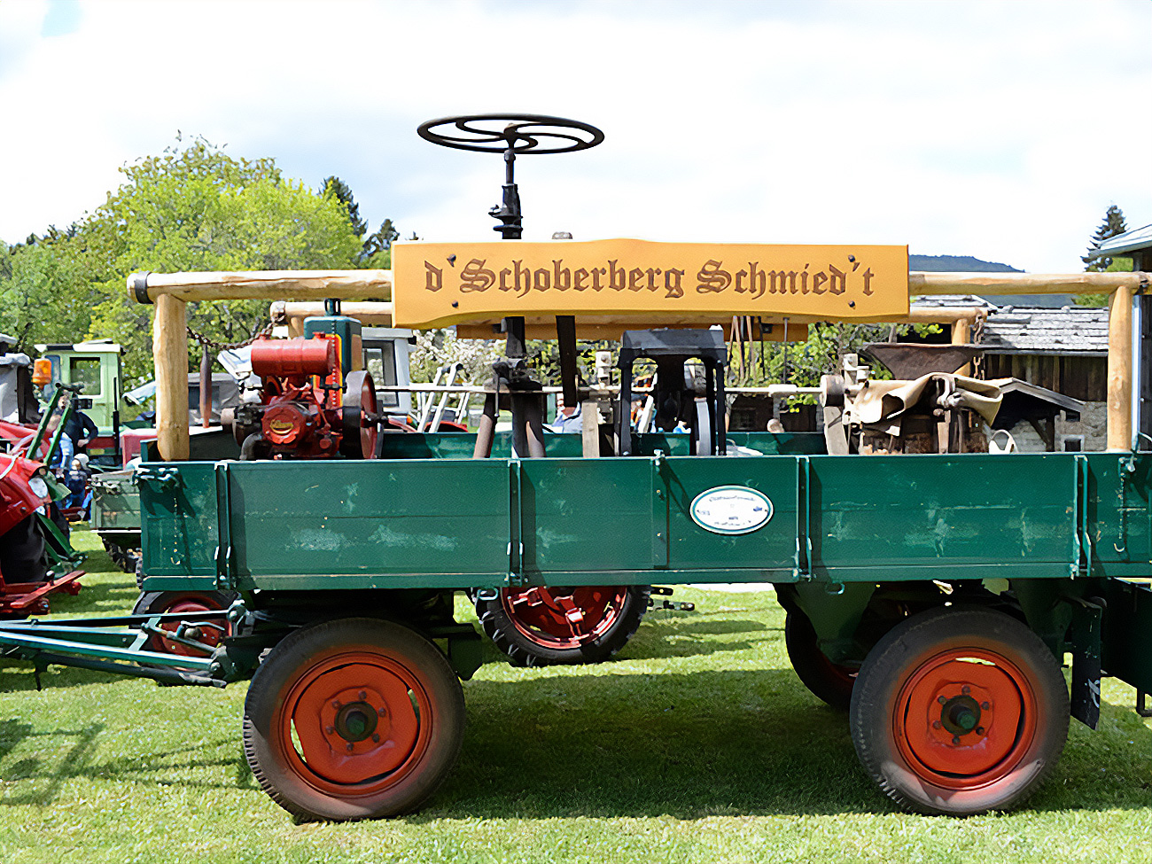 Traditionelles Handwerk auf dem gesamten Museumsgelände