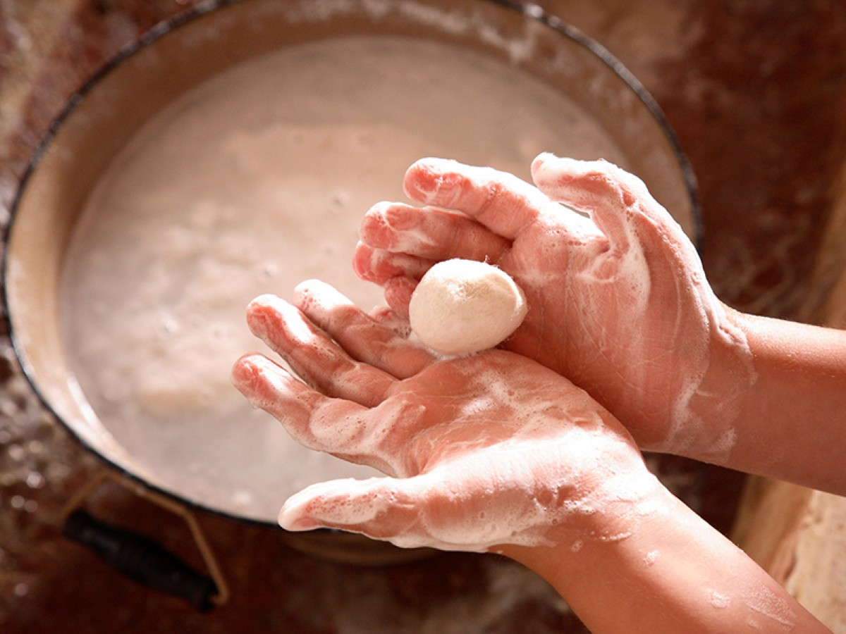 Vom Schaf zum Filzobjekt