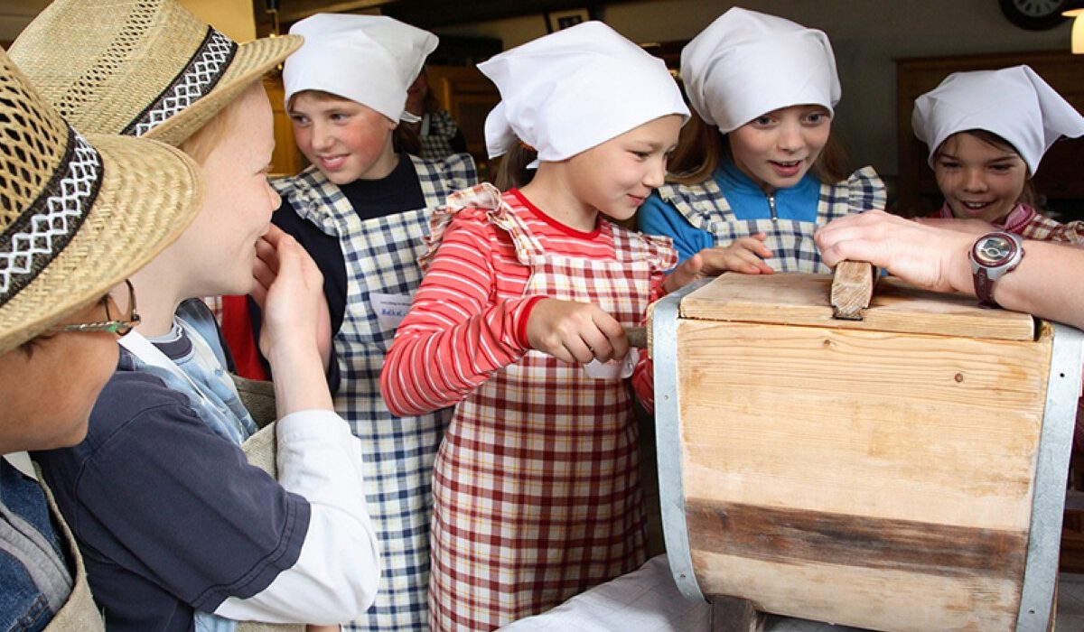 Von der Kuh zur Butter