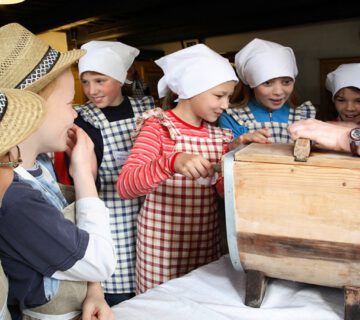 Von der Kuh zur Butter