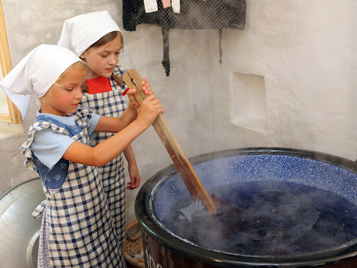 Waschtag am Bauernhof